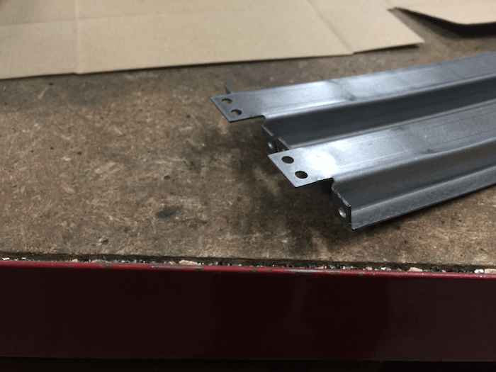 FB EK Holden Panel Van Internal Side Supports