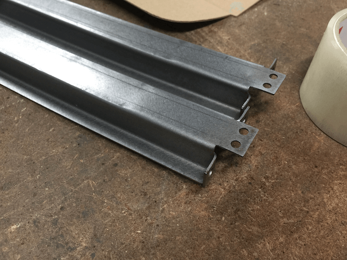 FB EK Holden Panel Van Internal Side Supports