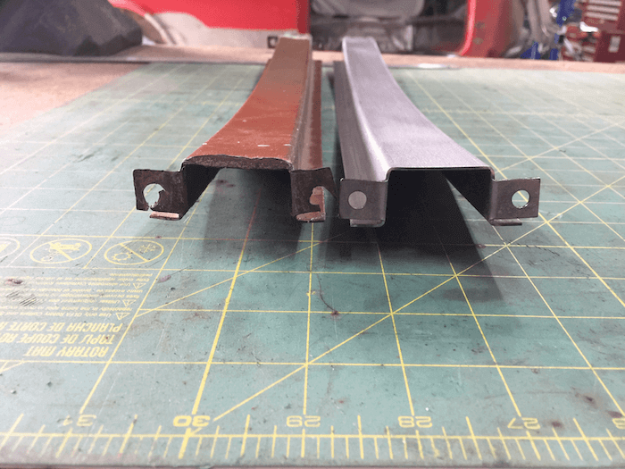 EJ EH Holden Panel Van Internal Side Supports