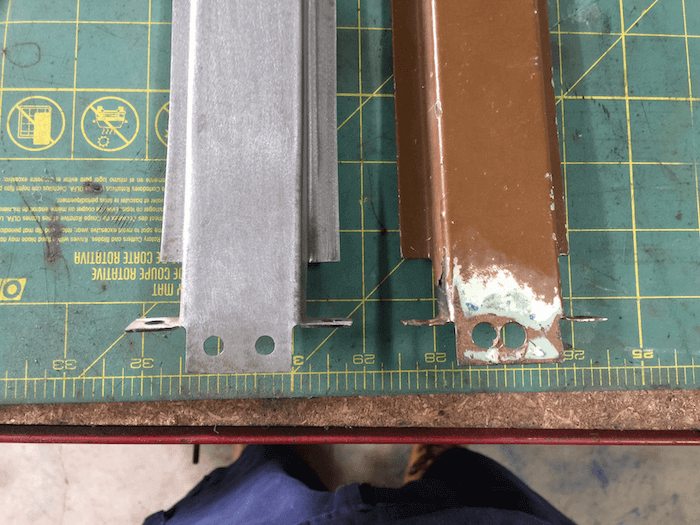 EJ EH Holden Panel Van Internal Side Supports