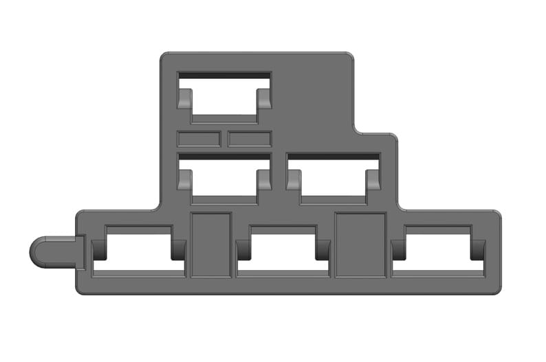 Delphi 56 Series 6 Way Connector