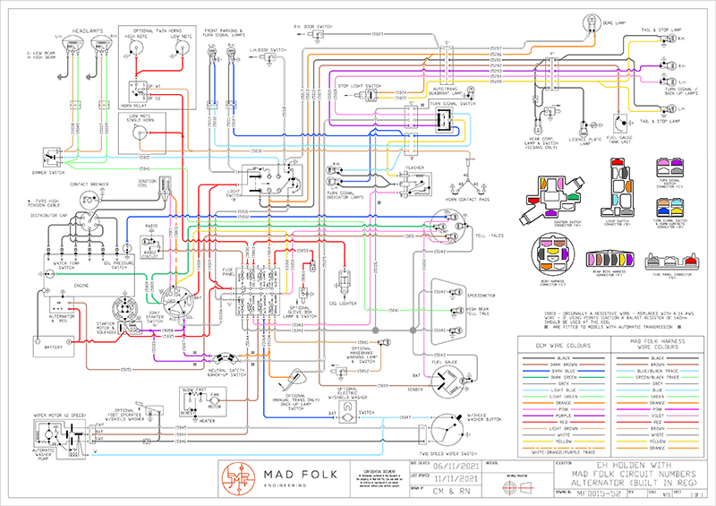 MF0015-52 internal regulator diagram