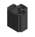 Delphi 59 Series 3 way connector MF0025-03-04-F, angled view